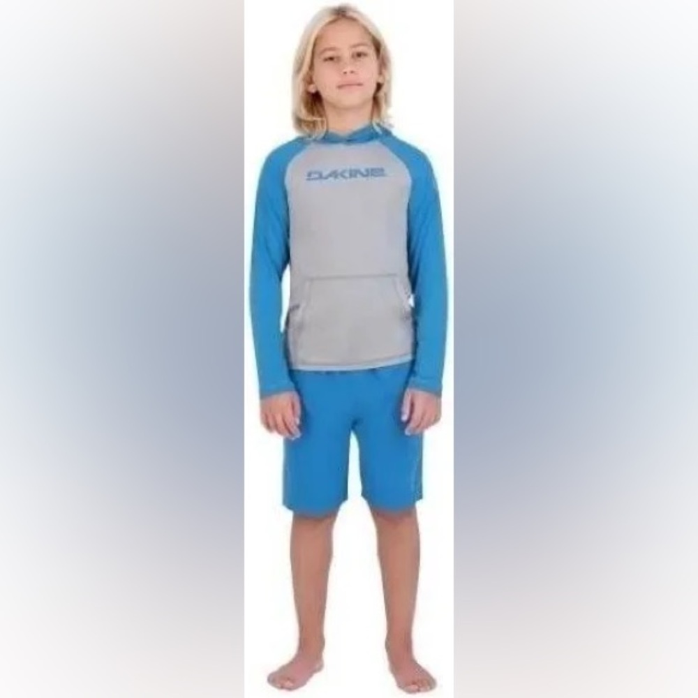 Dakine Blue and Gray Swim Set